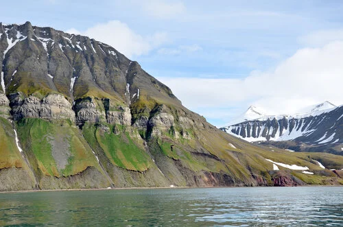 Svalbard mountain landscape